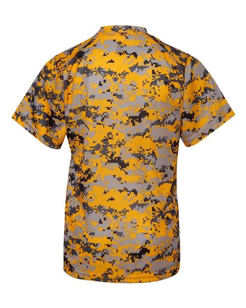 Badger Youth Digital Camo T-Shirt 2180 - Gold Digital