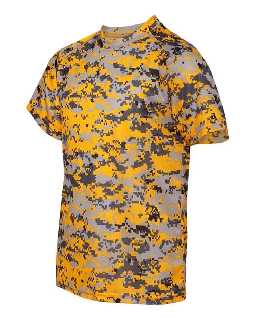 Badger Youth Digital Camo T-Shirt 2180 - Gold Digital