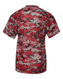 Badger Youth Digital Camo T-Shirt 2180 - Red Digital
