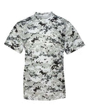 Badger Youth Digital Camo T-Shirt 2180 - White Digital
