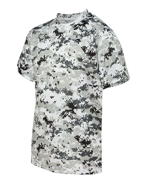 Badger Youth Digital Camo T-Shirt 2180 - White Digital