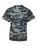 Badger Youth Digital Camo T-Shirt 2180 - Navy Digital
