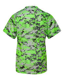 Badger Youth Digital Camo T-Shirt 2180 - Lime Digital