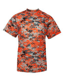 Badger Youth Digital Camo T-Shirt 2180 - Burnt Orange Digital
