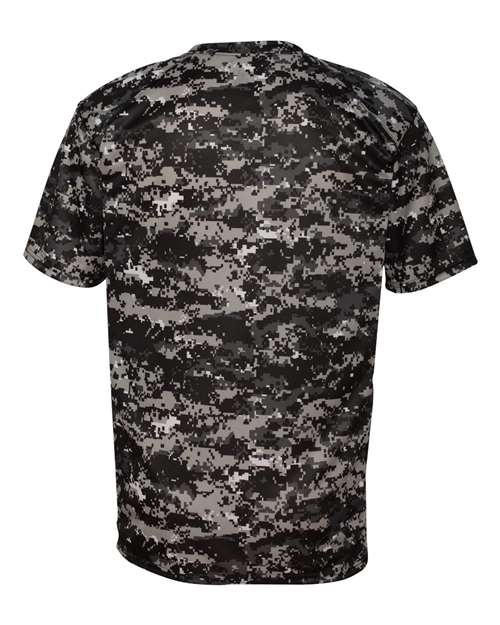 Badger Digital Camo T-Shirt 4180 - Black Digital