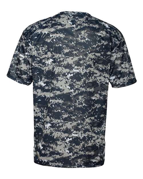 Badger Digital Camo T-Shirt 4180 - Navy Digital