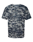 Badger Digital Camo T-Shirt 4180 - Navy Digital