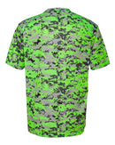 Badger Digital Camo T-Shirt 4180 - Lime Digital