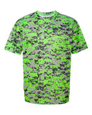 Badger Digital Camo T-Shirt 4180 - Lime Digital