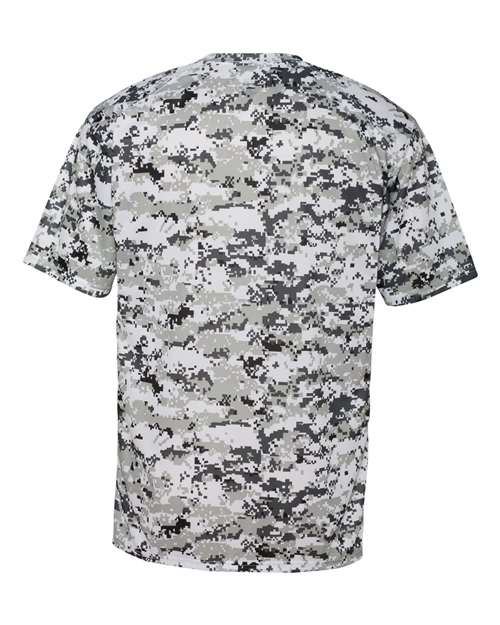 Badger Digital Camo T-Shirt 4180 - White Digital