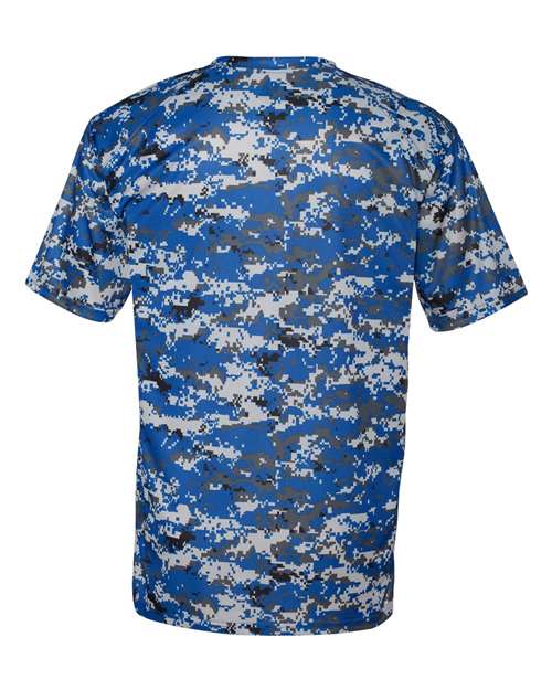 Badger Digital Camo T-Shirt 4180 - Royal Digital