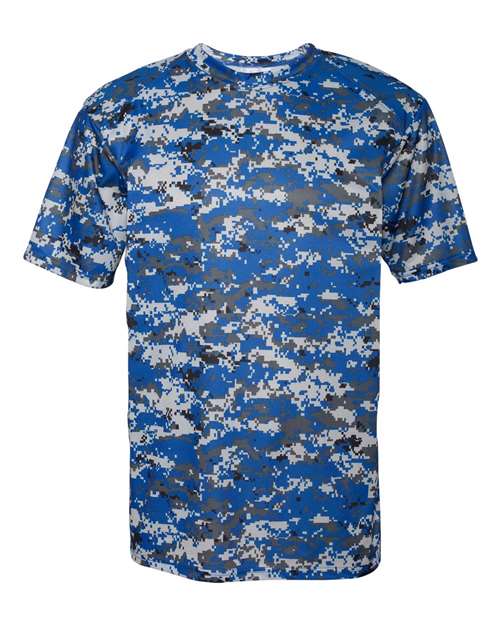 Badger Digital Camo T-Shirt 4180 - Royal Digital