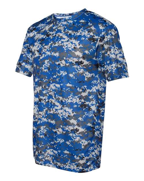 Badger Digital Camo T-Shirt 4180 - Royal Digital