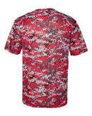 Badger Digital Camo T-Shirt 4180 - Red Digital