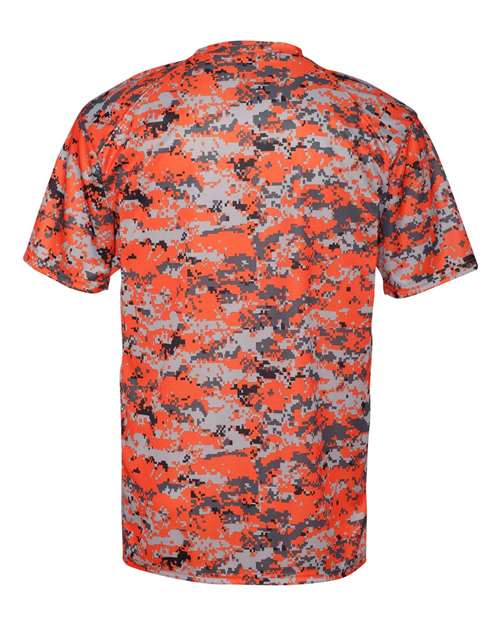 Badger Digital Camo T-Shirt 4180 - Burnt Orange Digital