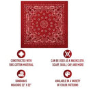 Rothco Trainmen Paisley Bandana - 22" X 22". Item