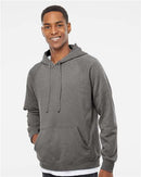 Independent Trading Co. Special Blend Raglan Hooded Sweatshirt PRM33SBP - Nickel