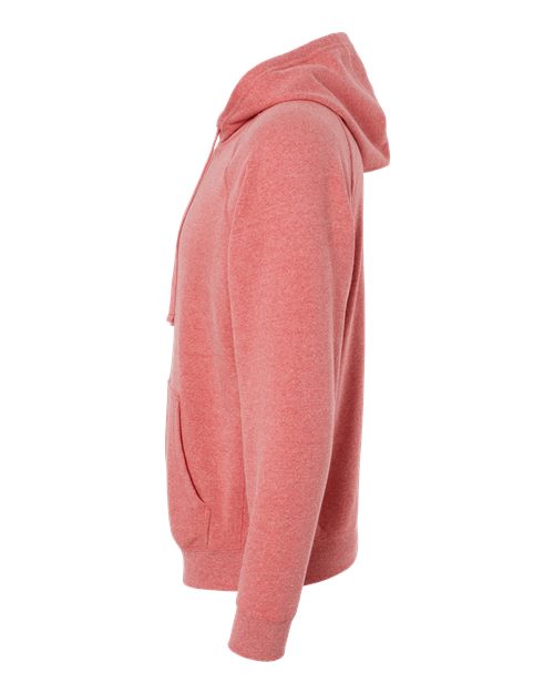 Independent Trading Co. Special Blend Raglan Hooded Sweatshirt PRM33SBP - Pomegranate