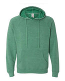 Independent Trading Co. Special Blend Raglan Hooded Sweatshirt PRM33SBP - Sea Green
