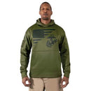 Rothco US Flag / USMC Eagle, Globe, & Anchor Concealed Carry Hoodie. Item