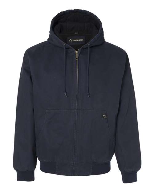 DRI DUCK Cheyenne Boulder Cloth™ Hooded Jacket with Tricot Quilt Lining 5020