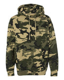 Independent Trading Co. Heavyweight Hooded Sweatshirt IND4000 - Army Camo