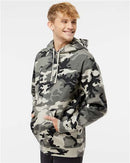 Independent Trading Co. Heavyweight Hooded Sweatshirt IND4000 - Snow Camo