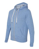Independent Trading Co. Heathered French Terry Full-Zip Hooded Sweatshirt PRM90HTZ