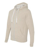 Independent Trading Co. Heathered French Terry Full-Zip Hooded Sweatshirt PRM90HTZ