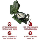 Cammenga G.I. Military Tritium Lensatic Compass. Item