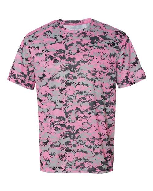 Badger Digital Camo T-Shirt 4180 - Pink Digital