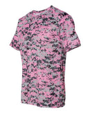 Badger Digital Camo T-Shirt 4180 - Pink Digital