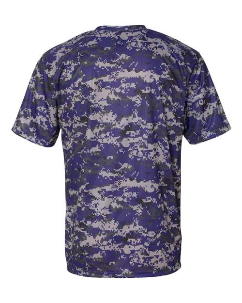 Badger Digital Camo T-Shirt 4180 - Purple Digital