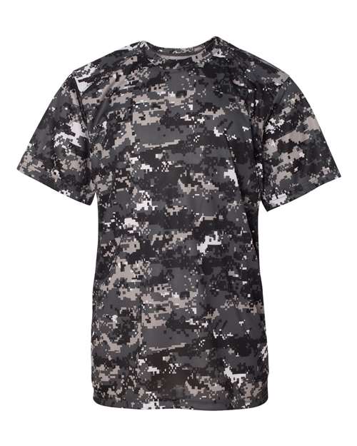 Badger Youth Digital Camo T-Shirt 2180 - Graphite Digital