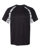 Badger Hook Digital T-Shirt 4140 - Black/ White