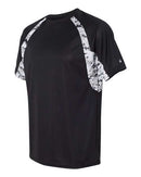 Badger Hook Digital T-Shirt 4140 - Black/ White