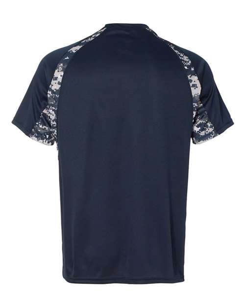 Badger Hook Digital T-Shirt 4140 - Navy/ Navy