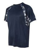 Badger Hook Digital T-Shirt 4140 - Navy/ Navy
