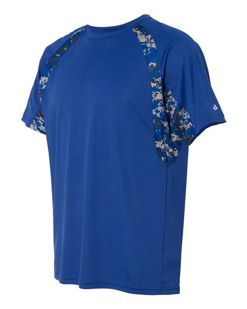 Badger Hook Digital T-Shirt 4140 - Royal/ Royal