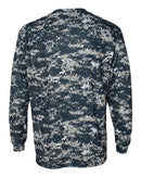 Badger Digital Camo Long Sleeve T-Shirt 4184 - Navy Digital
