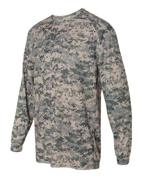 Badger Digital Camo Long Sleeve T-Shirt 4184 - Sand Digital