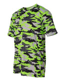 Badger Camo T-Shirt 4181 - Lime