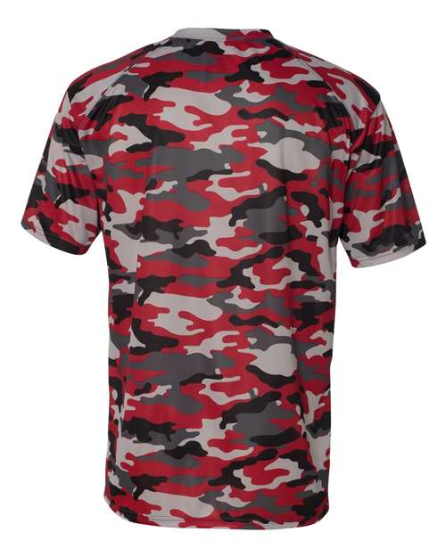 Badger Camo T-Shirt 4181 - Red
