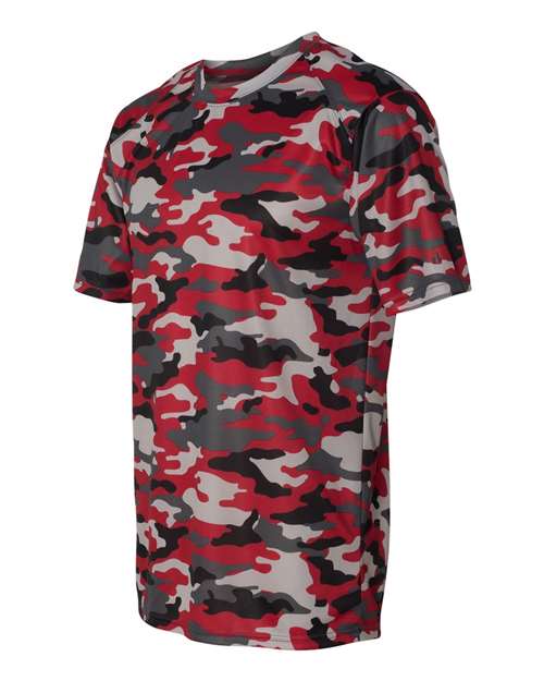 Badger Camo T-Shirt 4181 - Red