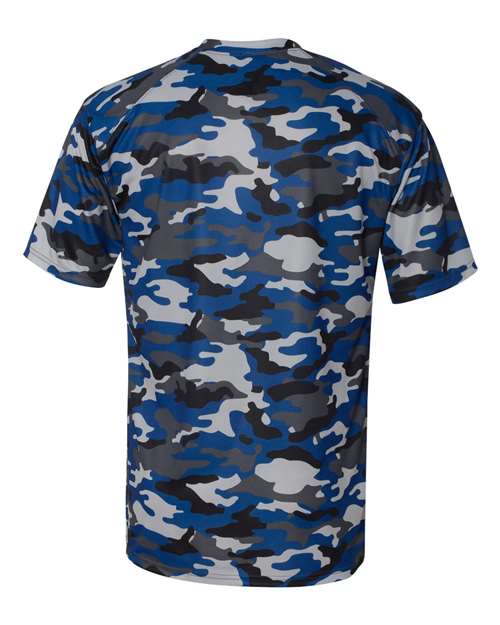 Badger Camo T-Shirt 4181 - Royal