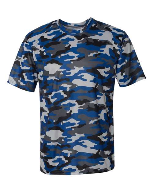 Badger Camo T-Shirt 4181 - Royal