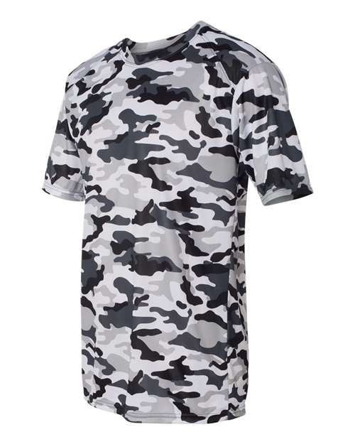 Badger Camo T-Shirt 4181 - White