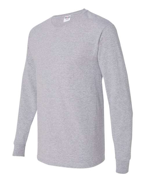 JERZEES Dri-Power® Long Sleeve 50/50 T-Shirt 29LSR - Athletic Heather
