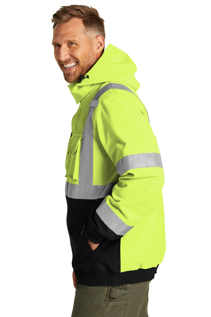 CornerStone [CSJ501] ANSI 107 Class 3 Waterproof Insulated Ripstop Bomber Jacket with Reflective Trim. Live Chat for Bulk Discounts.