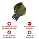 Rothco Military Web Belts With Open Face Buckle. Item